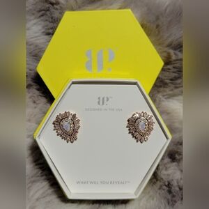 Stunning Moonstone and Gold Earrings